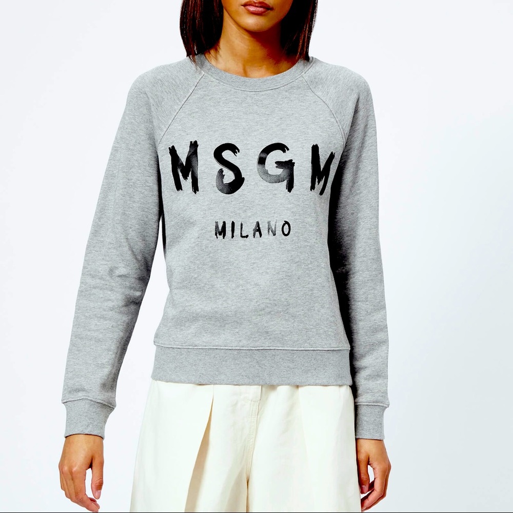 💥SALE💥 MSGM Logo Sweatshirt Sweater Crewneck